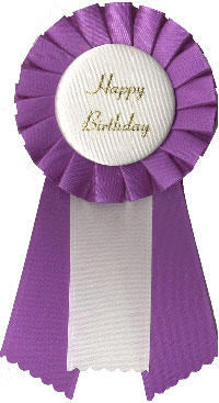 PURPLE HAPPY BIRTHDAY 